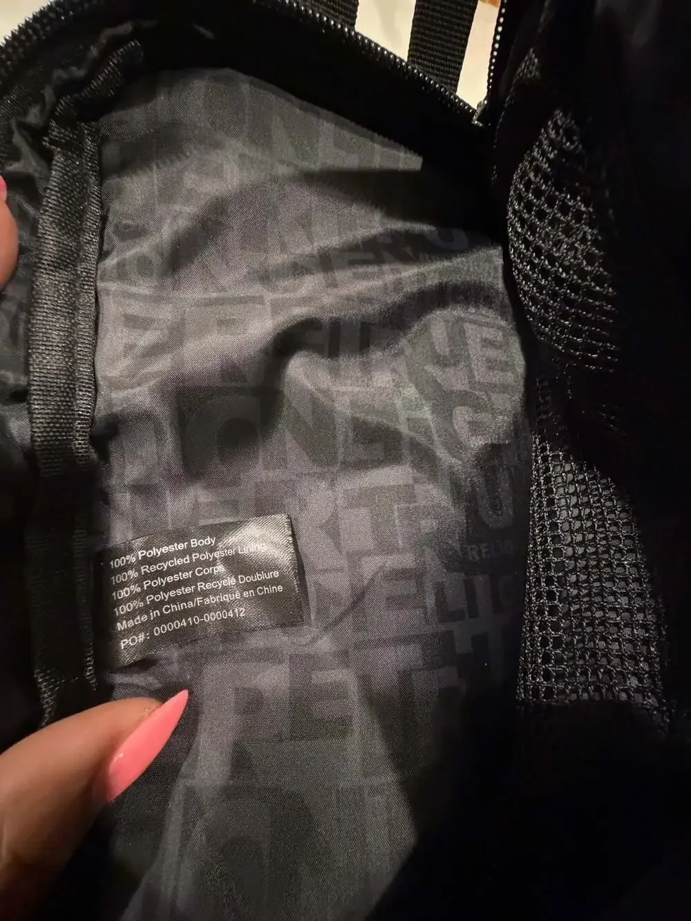 True Religion Black Porter Crossbody Sling Bag